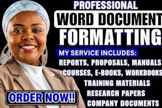 professionally format your training manual and course workbook