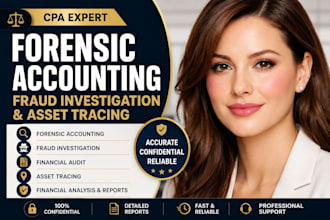 do forensic accounting and asset tracing for forensic audit