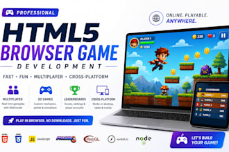 develop a multiplayer online browser game using HTML5, javascript, and phaser j