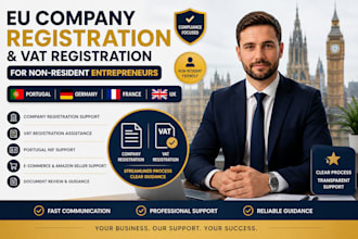 help register your company in portugal germany france and UK