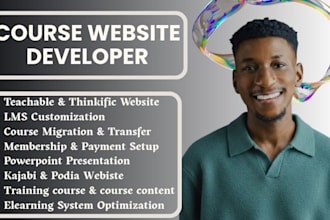 create course content on teachable, thinkific, kajabi, podia, moodle, learnworld