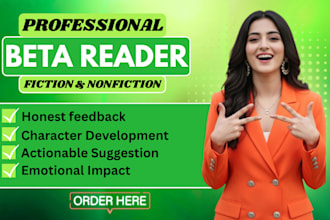 beta read alpha read arc reader for fiction and nonfiction writing