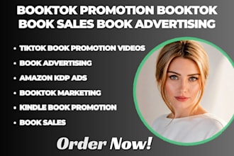 viral book promotion booktok promotion amazon book advertising ebook marketing