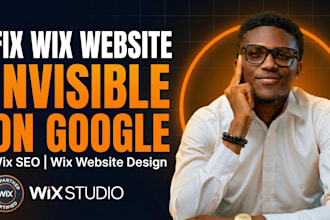 fix wix website invisible on google wix SEO wix website design wix studio