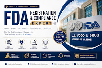 provide fda registration, fda compliance, 510k submission and fsvp services