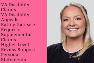 expertly write va disability claims, veteran benefits,appeals as a lawyer in usa