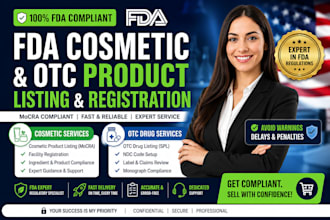 handle fda cosmetic and otc drug product listing and registration