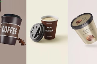 do unique paper coffee cup, paper cup, ice cream cups design