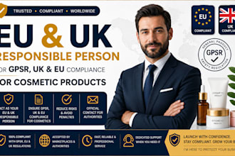be your eu UK responsible person for gpsr uk eu compliance for cosmetic products