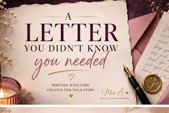 write custom letters or poetry