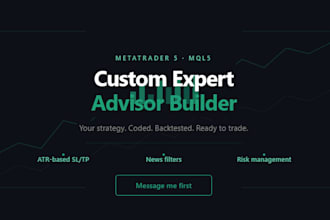 develop a custom automated script for metatrader 5 in mql5