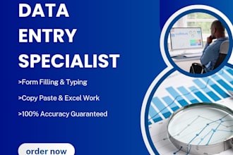 do professional data entry and form filling work
