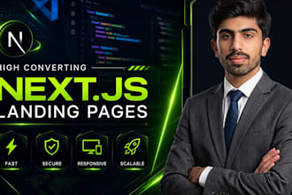 build a high conversion landing page with next js