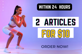 write 5 pieces mental health and fitness article