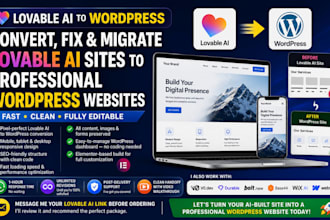 convert lovable ai to wordpress fix lovable migrate to wp clone lovable ai site