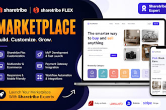 setup sharetribe marketplace website sharetribe flex landing page b2b fix mvp go