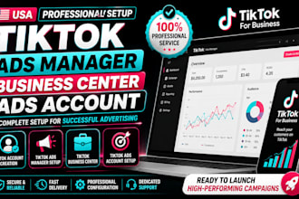 create usa tiktok account, tiktok ads manager business center tiktok ads account