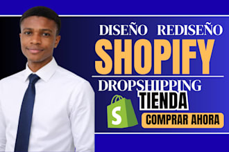 diseñaré tu tienda shopify moderna, optimizada y lista para vender