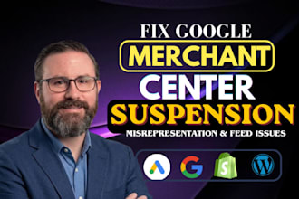fix google merchant center suspension and shopping feed errors