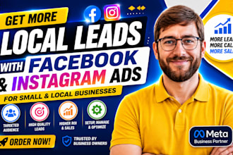 setup and manage facebook and instagram ads for small business lead generation