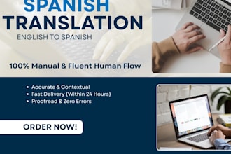 professional english to spanish