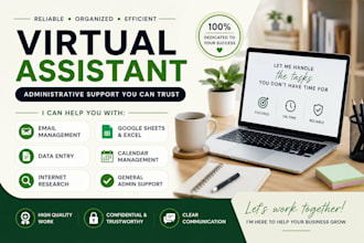 be your virtual assistant for admin tasks