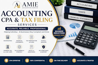 prepare and file your US tax return 1040, 1065, 1120, and 1120s