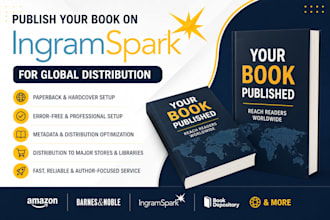 publish your book on ingramspark for worldwide distribution