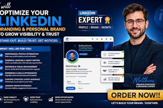 optimize your linkedin branding and personal brands to grow visibility and trust