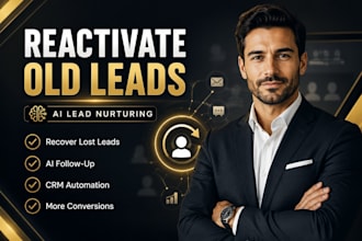 build ai lead reactivation, lead nurturing and CRM automation system