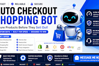 do auto purchase, pokemon bot, auto checkout bot, shopping bot,auto buying bot