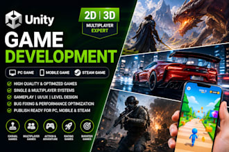 2d3d platformer unity game casual game puzzle game shooting multiplayer game dev