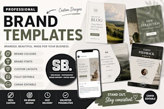 create a professional branded template for your business