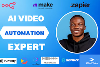 ai video automation with creatomate heygen json2video n8n automation make com