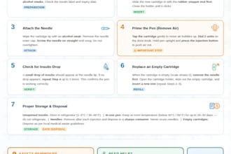 provide insulin pens education flyer