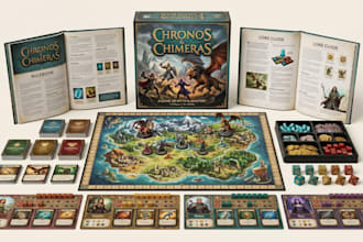 design 3d board game assets to elevate your visuals and maximize funding