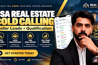 do USA real estate cold calling and qualify seller leads