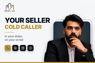be your real estate cold caller to call sellers and set appointments in USA