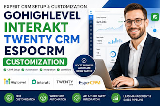 gohighlevel crm interakt twenty crm espocrm customization