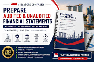 prepare audited and unaudited financial statements for singapore companies