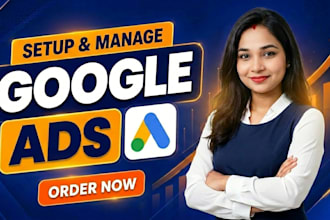 set up google ads ppc campaign expert ads manager service