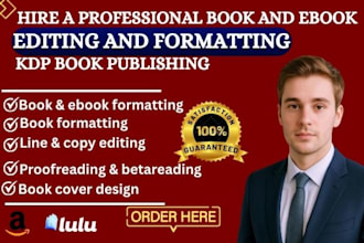 edit proofread book amazon kdp book editor ebook formatting
