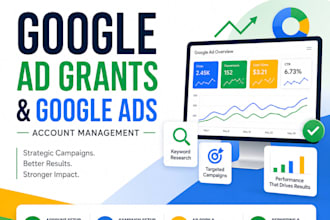 manage google ad grants account and ads campaigns