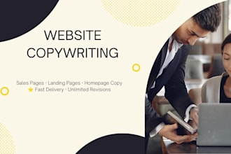 write compelling website copy sales pages and landing pages that convert