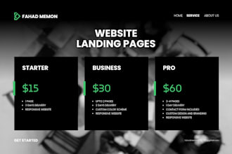 build you a simple website or landing page using ai