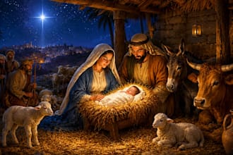 do christian storybook illustration bible themed  illustration amazon book art