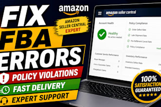 fix amazon fba errors and policy violations
