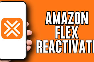 reactivate deactivated walmart, amazon flex, uber and spark driver acc