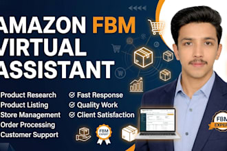 be your amazon fbm virtual assistant