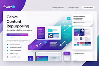 provide services of canva content repurposing